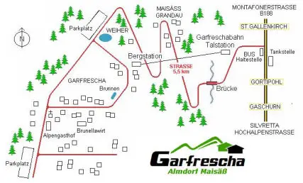 Aktivkarte Casa Christine Garfrescha