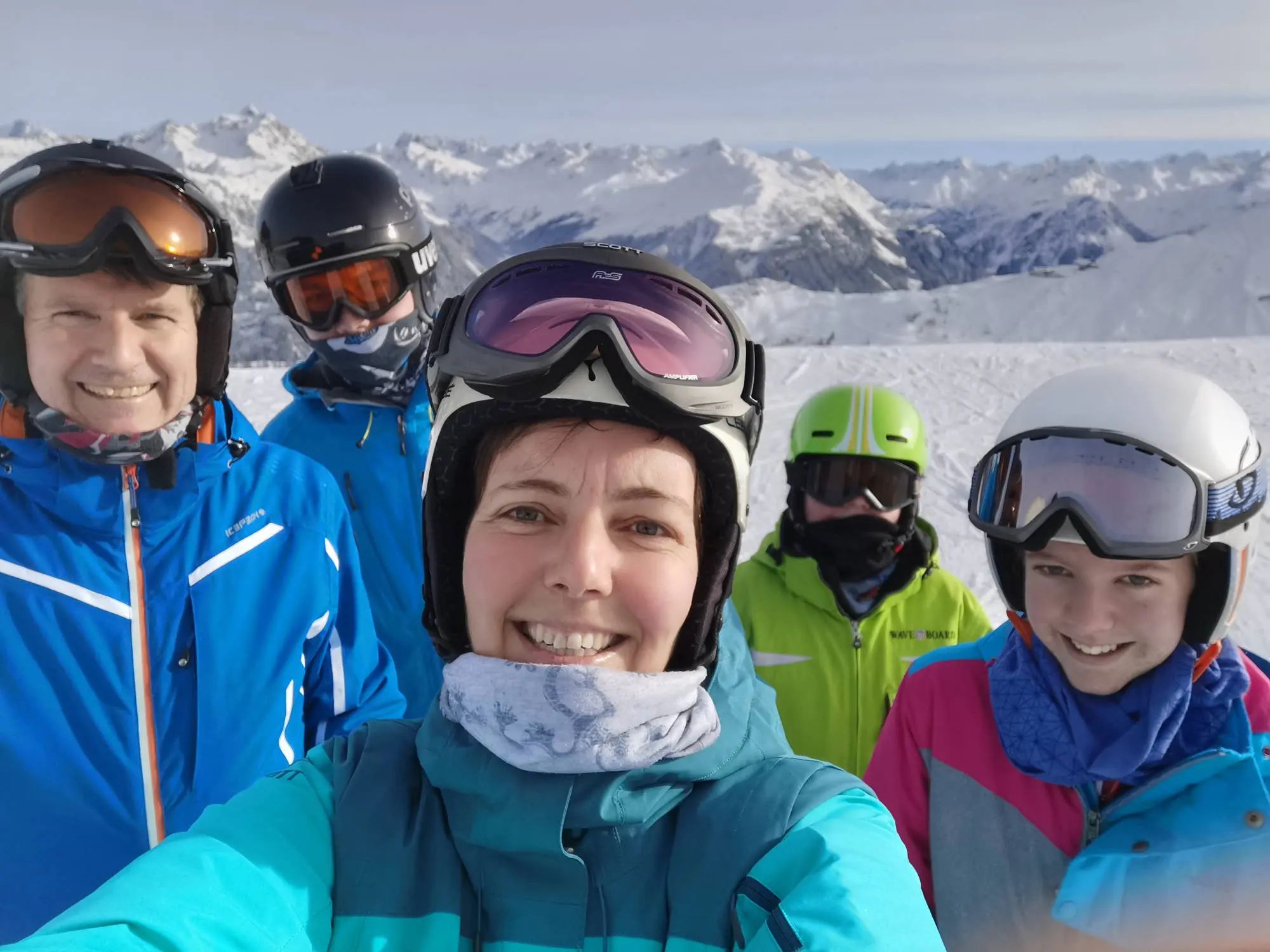 Skitag in der Silvretta Montafon