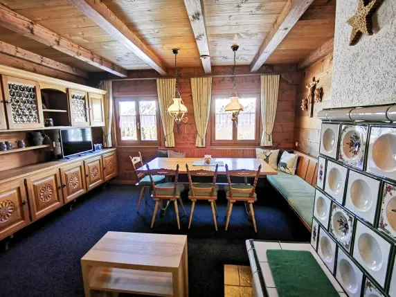 Casa Christine Garfrescha, Stube mit Aussicht